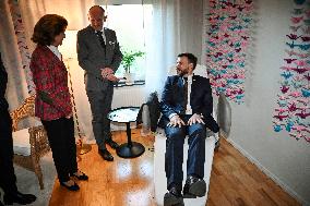 QUEEN SILVIA VISITS SILVIAHEMMET