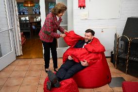 QUEEN SILVIA VISITS SILVIAHEMMET