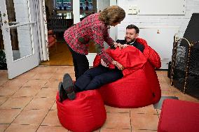 QUEEN SILVIA VISITS SILVIAHEMMET