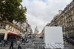 Preparation and Rehearsal for The Tribute to Robert Badinter - Paris