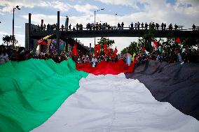 Pro-Palestine Demonstrations on the Two-year Israel Attack by Hamas