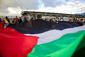 Pro-Palestine Demonstrations on the Two-year Israel Attack by Hamas