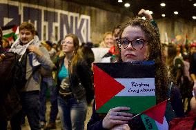 Pro-Palestine Demonstrations on the Two-year Israel Attack by Hamas