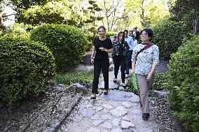 CROWN PRINCESS IN OSAKA CASTLE PARK