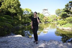 CROWN PRINCESS IN OSAKA CASTLE PARK