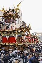 Takayama autumn festival in central Japan