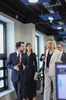 Jordan s Crown Prince and Wife Meet President Macron and Wife - Paris