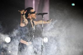 Yungblud performs at the Adidas Arena - Paris