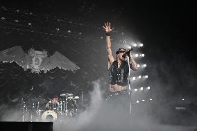 Yungblud performs at the Adidas Arena - Paris