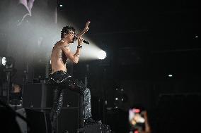 Yungblud performs at the Adidas Arena - Paris