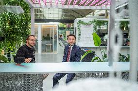 Jordan s Crown Prince and Wife Meet President Macron and Wife - Paris