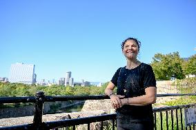 CROWN PRINCESS IN OSAKA CASTLE PARK
