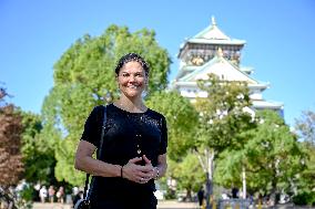 CROWN PRINCESS IN OSAKA CASTLE PARK