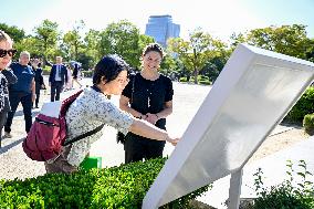 CROWN PRINCESS IN OSAKA CASTLE PARK