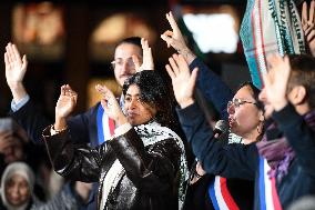 Rima Hassan Flotilla Celebration - Paris