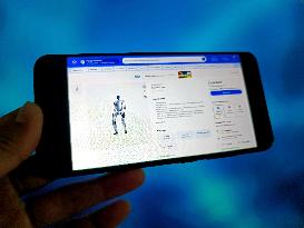 Illustration Unitree Robot Sold on Walmart Wetsite