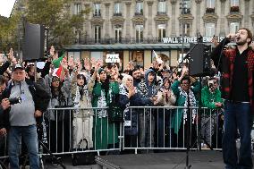 Rima Hassan At Global Sumud Flotilla Celebration - Paris