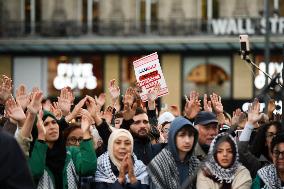 Rima Hassan At Global Sumud Flotilla Celebration - Paris