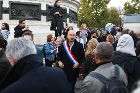 Rima Hassan At Global Sumud Flotilla Celebration - Paris