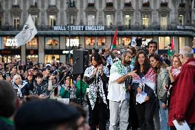 Rima Hassan At Global Sumud Flotilla Celebration - Paris