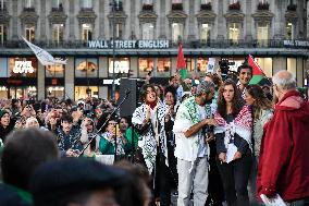 Rima Hassan At Global Sumud Flotilla Celebration - Paris