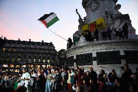 Rima Hassan At Global Sumud Flotilla Celebration - Paris