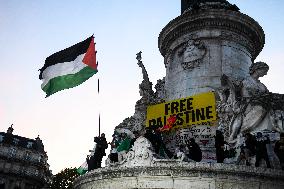 Rima Hassan At Global Sumud Flotilla Celebration - Paris