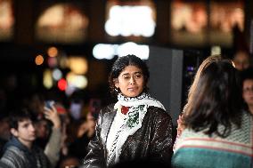 Rima Hassan At Global Sumud Flotilla Celebration - Paris