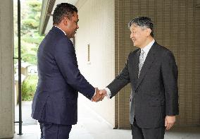 Haiti's Transitional Presidential Council head in Japan