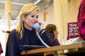 Queen Maxima Launches In Je Bol - Utrecht