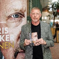 Boris Becker With His Book in Amsterdam - Netherlands