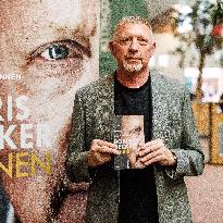 Boris Becker With His Book in Amsterdam - Netherlands