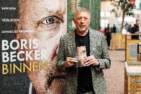 Boris Becker With His Book in Amsterdam - Netherlands