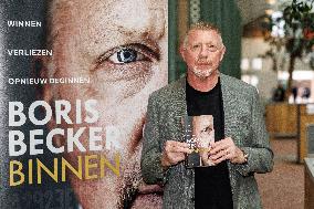 Boris Becker With His Book in Amsterdam - Netherlands