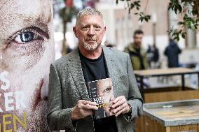 Boris Becker With His Book in Amsterdam - Netherlands