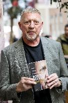 Boris Becker With His Book in Amsterdam - Netherlands