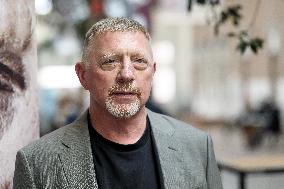 Boris Becker With His Book in Amsterdam - Netherlands