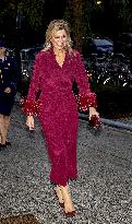 Queen Maxima Attends King Willem Prize Dinner In Breda - The Netherlands