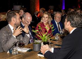 Queen Maxima Attends King Willem Prize Dinner In Breda - The Netherlands