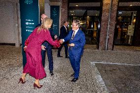 Queen Maxima Attends King Willem Prize Dinner In Breda - The Netherlands