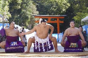Sumo: ring-entering ritual