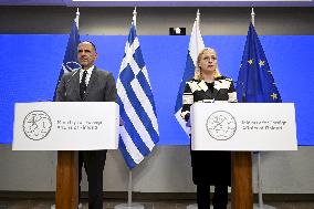 Greece's Foreign Minister George Gerapetritis visits Finland