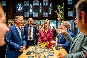 Queen Maxima At King Willem Prize Dinner - Breda