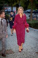 Queen Maxima At King Willem Prize Dinner - Breda