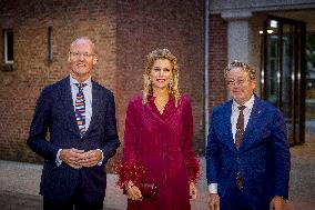 Queen Maxima At King Willem Prize Dinner - Breda