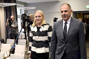Greece's Foreign Minister George Gerapetritis visits Finland