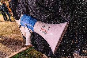 Protests Erupt In Perugia Over Blocked Flotilla - Italy