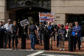 Former FBI Director James Comey Arraigned On Obstruction Charges