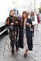 Extras Arrive For The Devil Wears Prada 2 - Milan