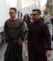 Extras Arrive For The Devil Wears Prada 2 - Milan